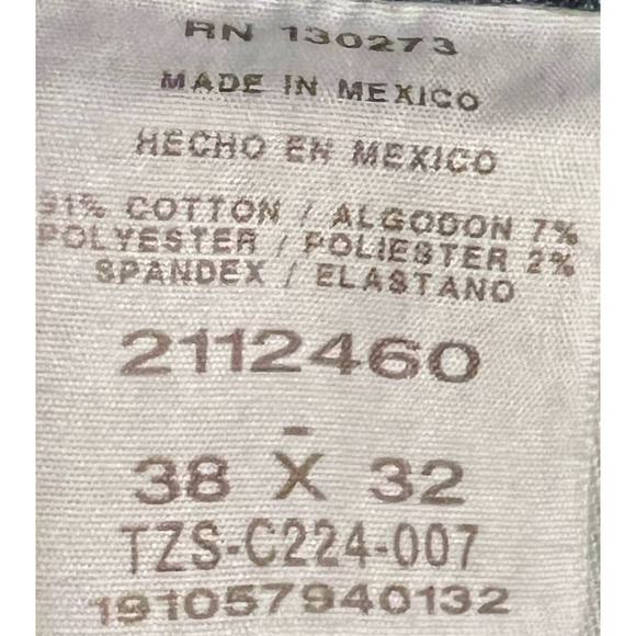 Lee Men's Slim Fit Denim Jeans Size 38 x 32 31" Inseam x 19" Waist‎ x 11" Rise - Picture 4 of 5